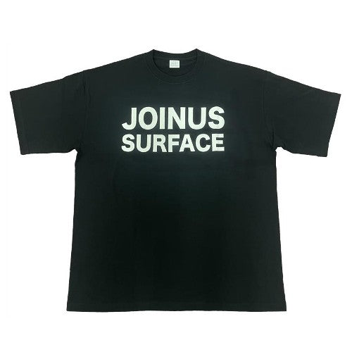 「JOINUS」白プリントTシャツ